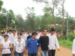 Học sinh trường THPT Chà Cang đi bầu cử